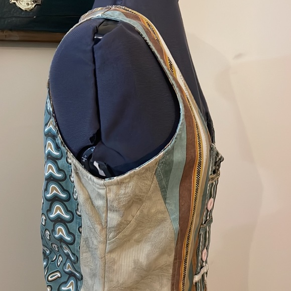 N.T.S Not the Same Sleeveless MultiPrint Dress Size 38 - Picture 2 of 16